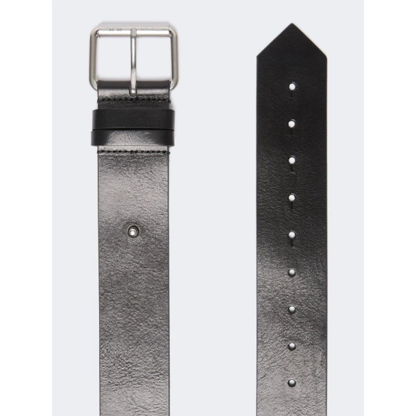 Max Mara Carnet Wide Leather Belt in Black | Belts | Luxury Shoes 