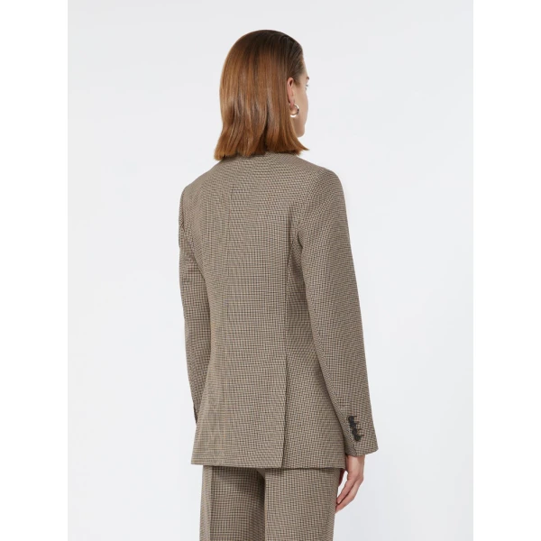 Max Mara Caro Single-Breasted Wool Twill Blazer in Sand | Blazers | Luxury Shoes 