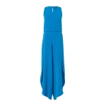 Max Mara Cartone Sleeveless Cady Jumpsuit in Ocean Blue | Jumpsuit | Luxury Shoes 
