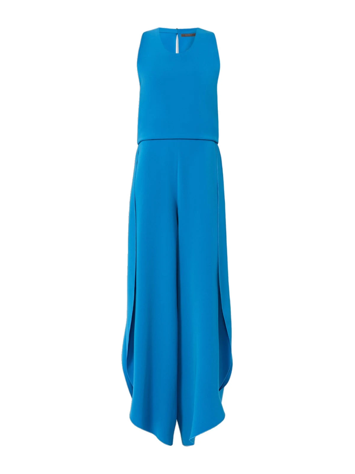 Max Mara Cartone Sleeveless Cady Jumpsuit in Ocean Blue Max Mara Cartone Sleeveless Cady Jumpsuit in Ocean Blue | Jumpsuit | Luxury Shoes