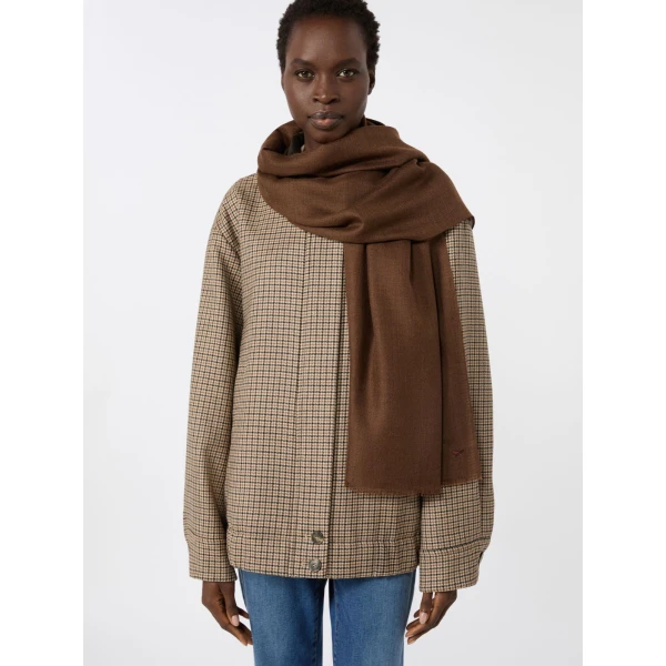Max Mara Cashmere and Silk Stole in Brown | Scarves | Luxury Shoes 
