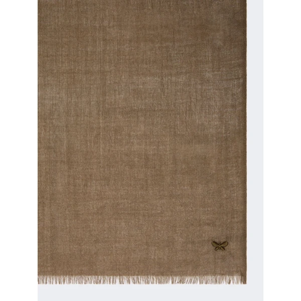 Max Mara Cashmere and Silk Stole in Olive Green | Scarves | Luxury Shoes 