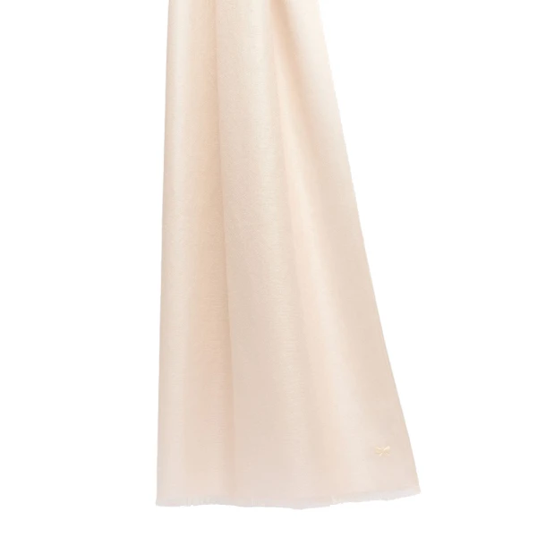 Cashmere and Silk Stole in Sand