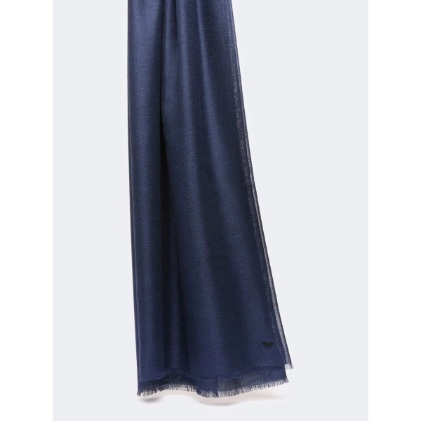 Max Mara Cashmere and Silk Stole in Ultramarine | Scarves | Luxury Shoes 