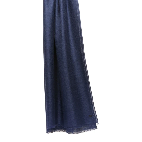 Max Mara Cashmere and Silk Stole in Ultramarine | Scarves | Luxury Shoes 