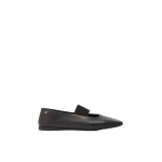 Max Mara Caucaso Nappa Leather Ballet Flats in Black | Flats | Luxury Shoes 