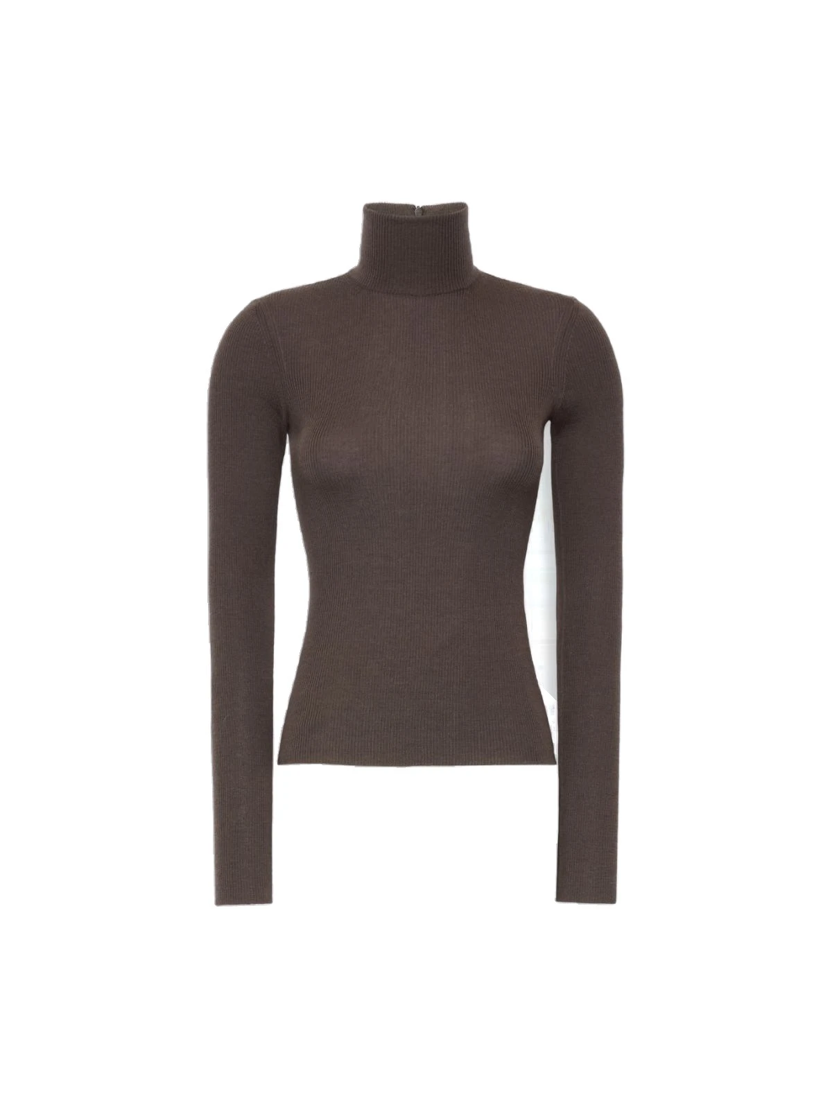 Max Mara Cavallo Wool Yarn Polo-Neck Sweater in Mud Max Mara Cavallo Wool Yarn Polo-Neck Sweater in Mud | Turtlenecks | Luxury Shoes