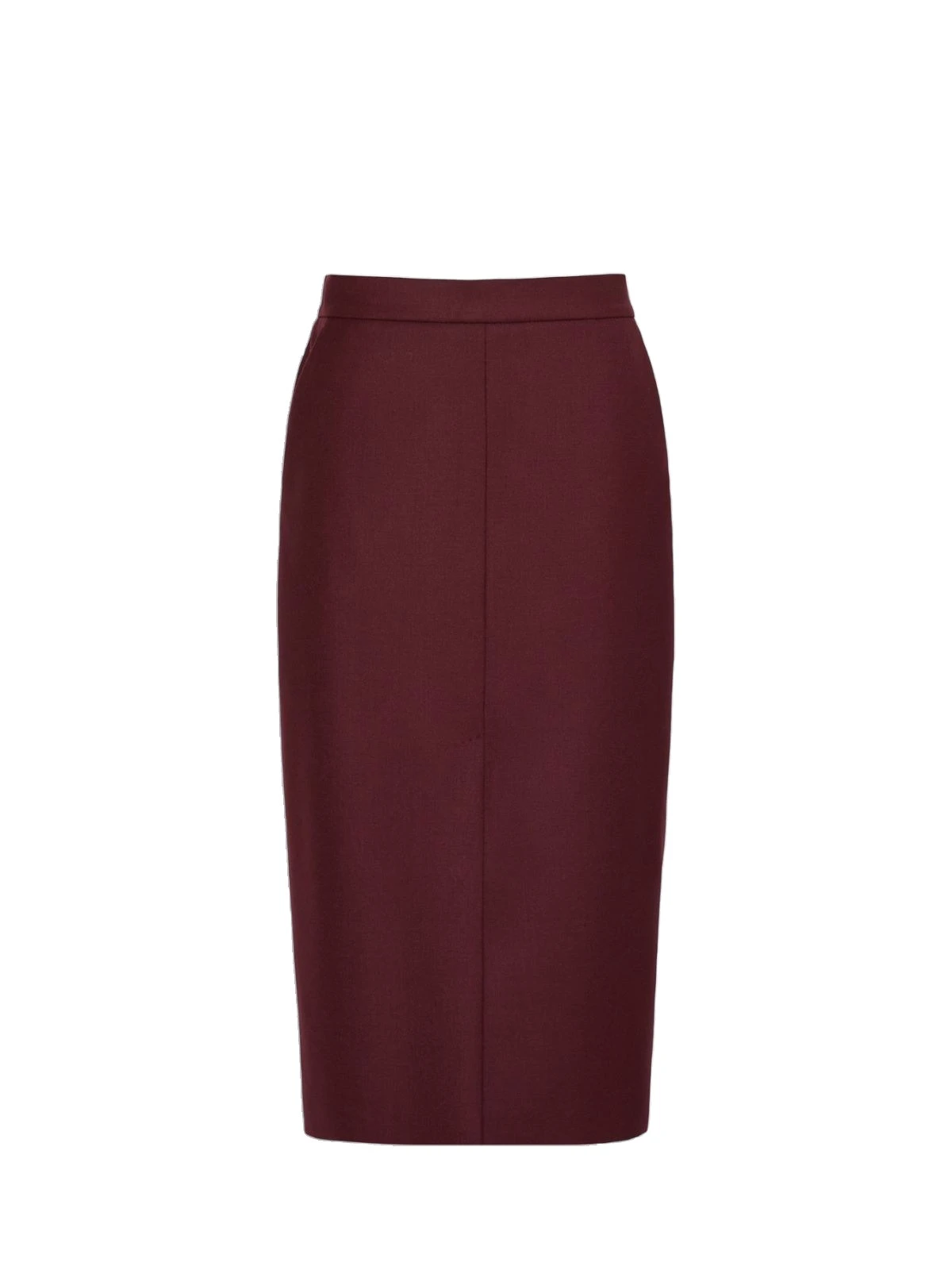 Max Mara Cecina Wool Flannel Midi Skirt in Wine Max Mara Cecina Wool Flannel Midi Skirt in Wine | Pencil Skirts | Luxury Shoes