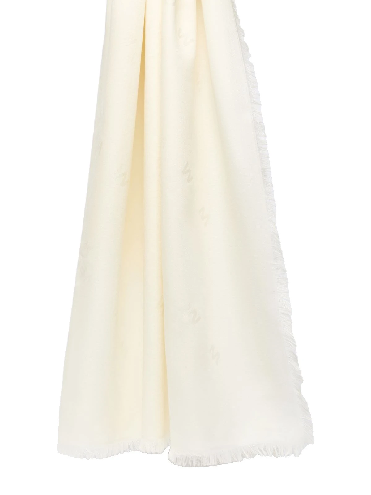 Max Mara Cedro Jacquard Wool and Silk Shawl in White Max Mara Cedro Jacquard Wool and Silk Shawl in White | Scarves | Luxury Shoes