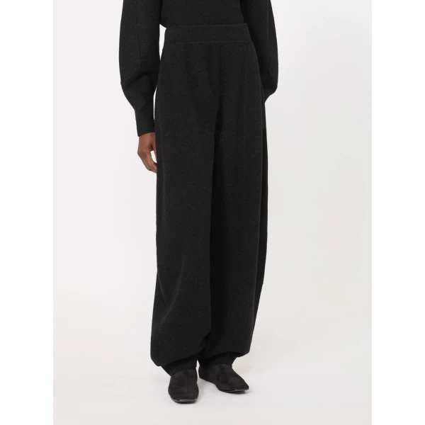 Max Mara Cesto Wool and Cashmere Jogging Trousers in Dark Grey | Sweatpants | Luxury Shoes 