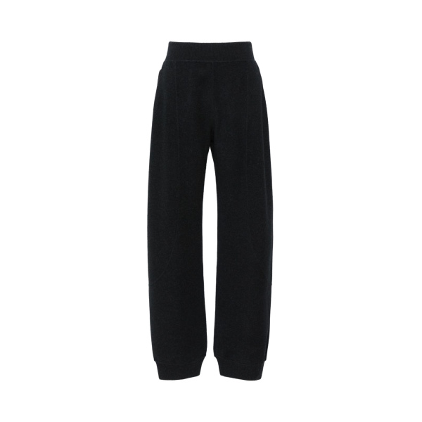 Max Mara Cesto Wool and Cashmere Jogging Trousers in Dark Grey | Sweatpants | Luxury Shoes 
