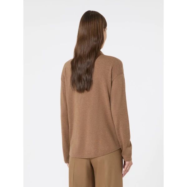 Max Mara Chiara Wool Cardigan in Camel | Cardigan | Luxury Shoes 