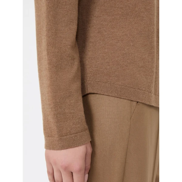 Max Mara Chiara Wool Cardigan in Camel | Cardigan | Luxury Shoes 