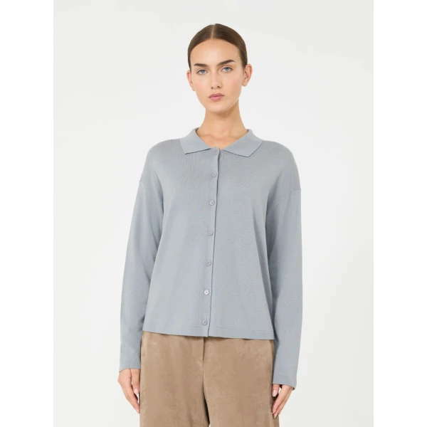 Max Mara Chiara Wool Cardigan in Light Blue | Cardigan | Luxury Shoes 