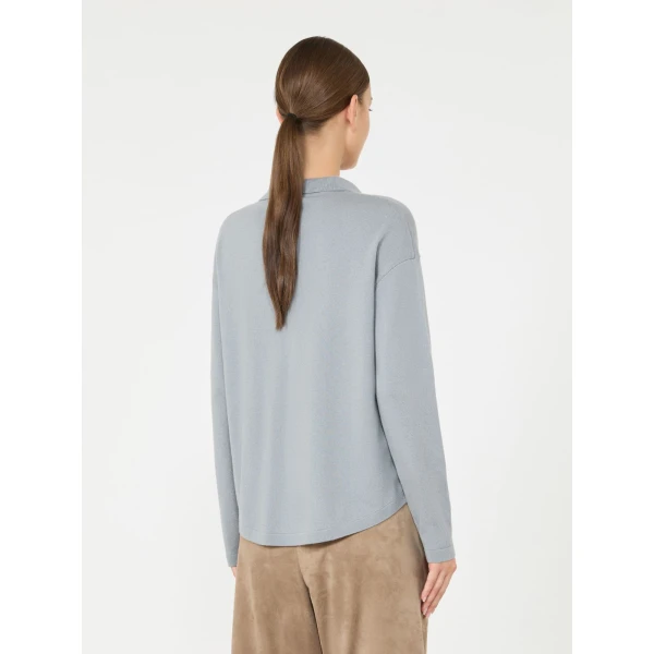 Max Mara Chiara Wool Cardigan in Light Blue | Cardigan | Luxury Shoes 