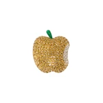 Max Mara Cicala Rhinestone Metal Brooch in Yellow | Brooches & Pins | Luxury Shoes 