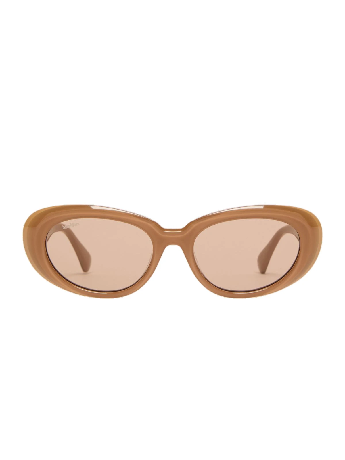 Max Mara Cicogna Oval Sunglasses in Camel Max Mara Cicogna Oval Sunglasses in Camel | Sunglasses | Luxury Shoes