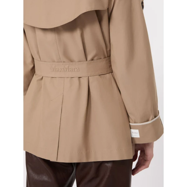 Max Mara Clara Oversized Water-Repellent Twill Trench Coat in Camel | Trench Coat | Luxury Shoes 