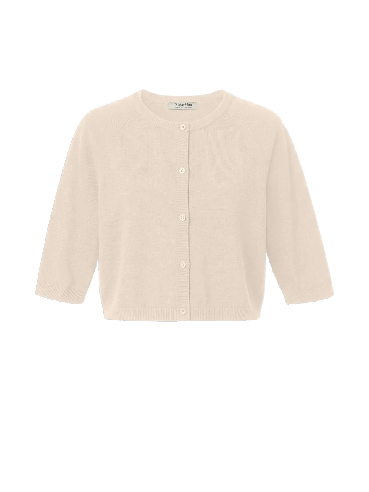 Max Mara Classi Cotton, Silk and Cashmere Shrug in Natural Max Mara Classi Cotton, Silk and Cashmere Shrug in Natural | Sweaters | Luxury Shoes
