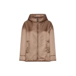Max Mara Cleo Oversized Padded Water-Repellent Jacket in Mud | Jackets | Luxury Shoes 