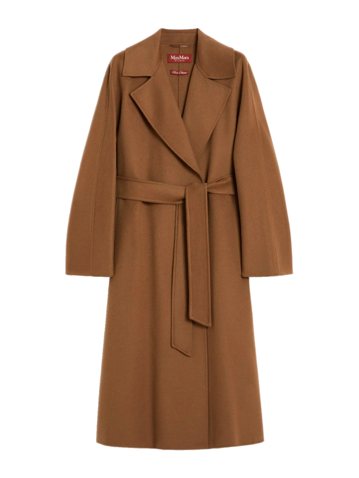 Max Mara Cles Wool, Cashmere and Silk Wrap Coat in Camel Max Mara Cles Wool, Cashmere and Silk Wrap Coat in Camel | Wool Coat | Luxury Shoes