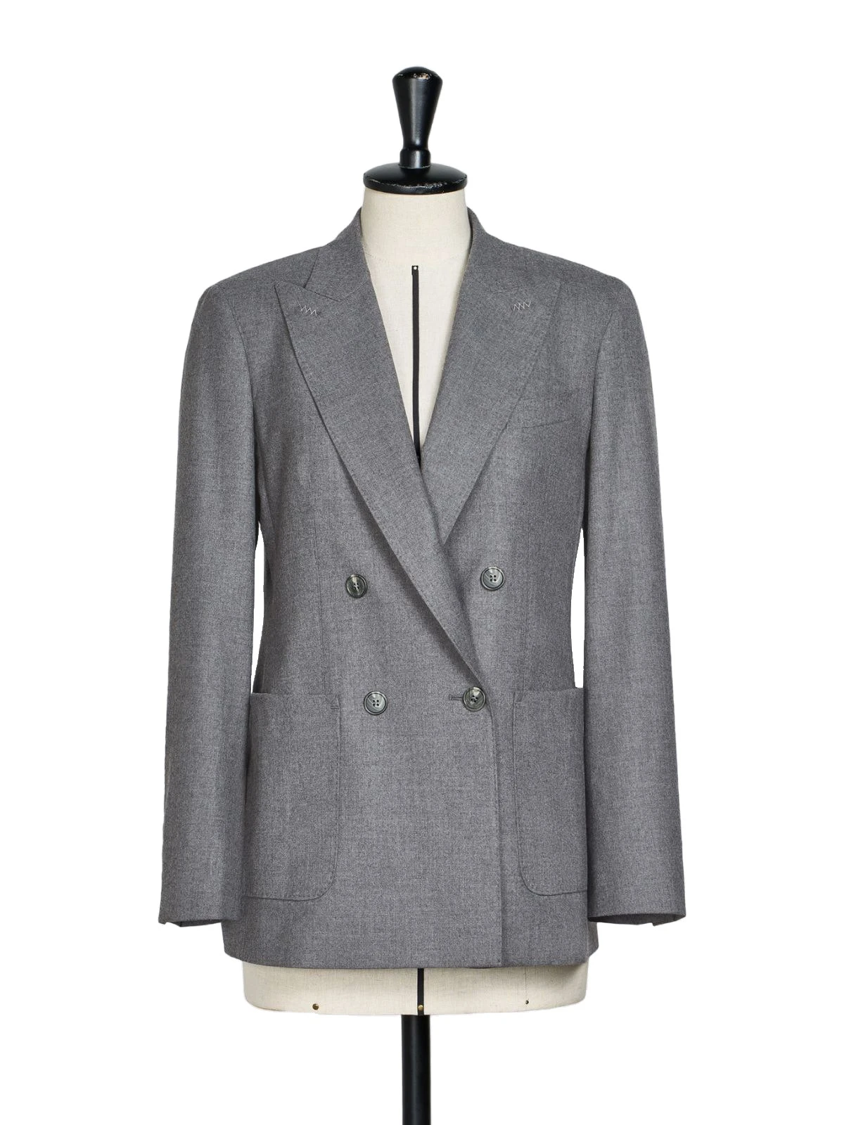 Max Mara Cloruro Cashmere Foule Blazer in Medium Grey Max Mara Cloruro Cashmere Foule Blazer in Medium Grey | Blazers | Luxury Shoes