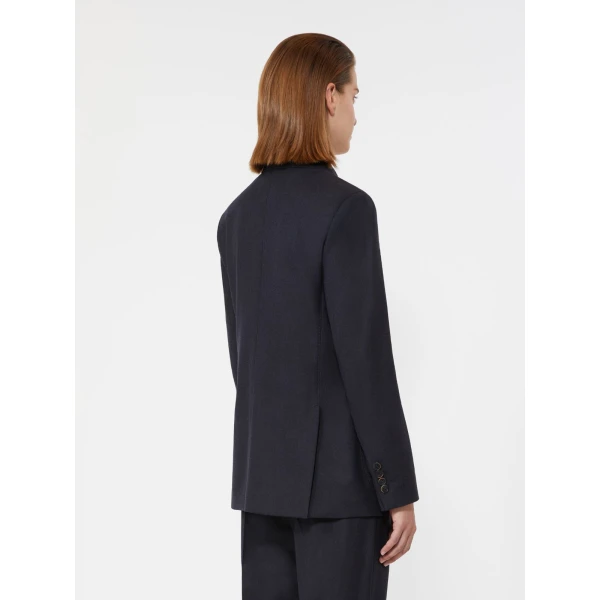 Max Mara Cloruro Cashmere Foule Blazer in Ultramarine | Blazers | Luxury Shoes 