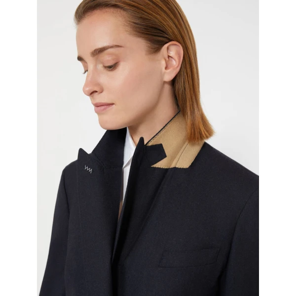 Max Mara Cloruro Cashmere Foule Blazer in Ultramarine | Blazers | Luxury Shoes 