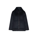 Max Mara Clown Reversible Cashmere Puffer Jacket in Midnight Blue | Jackets | Luxury Shoes 