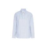 Max Mara Cobalto Cotton Oxford Shirt in Navy | Shirts | Luxury Shoes 