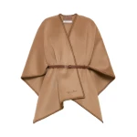 Max Mara Colomba Double Wool Broadcloth Cloak in Camel | Women | Luxury Shoes 