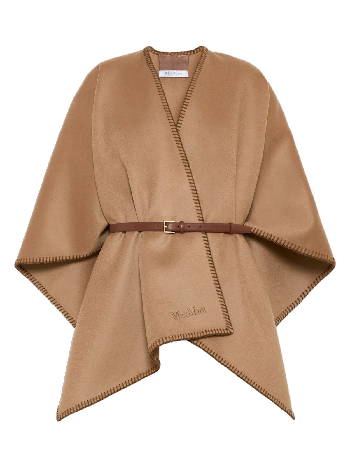 Max Mara Colomba Double Wool Broadcloth Cloak in Camel Max Mara Colomba Double Wool Broadcloth Cloak in Camel | Women | Luxury Shoes