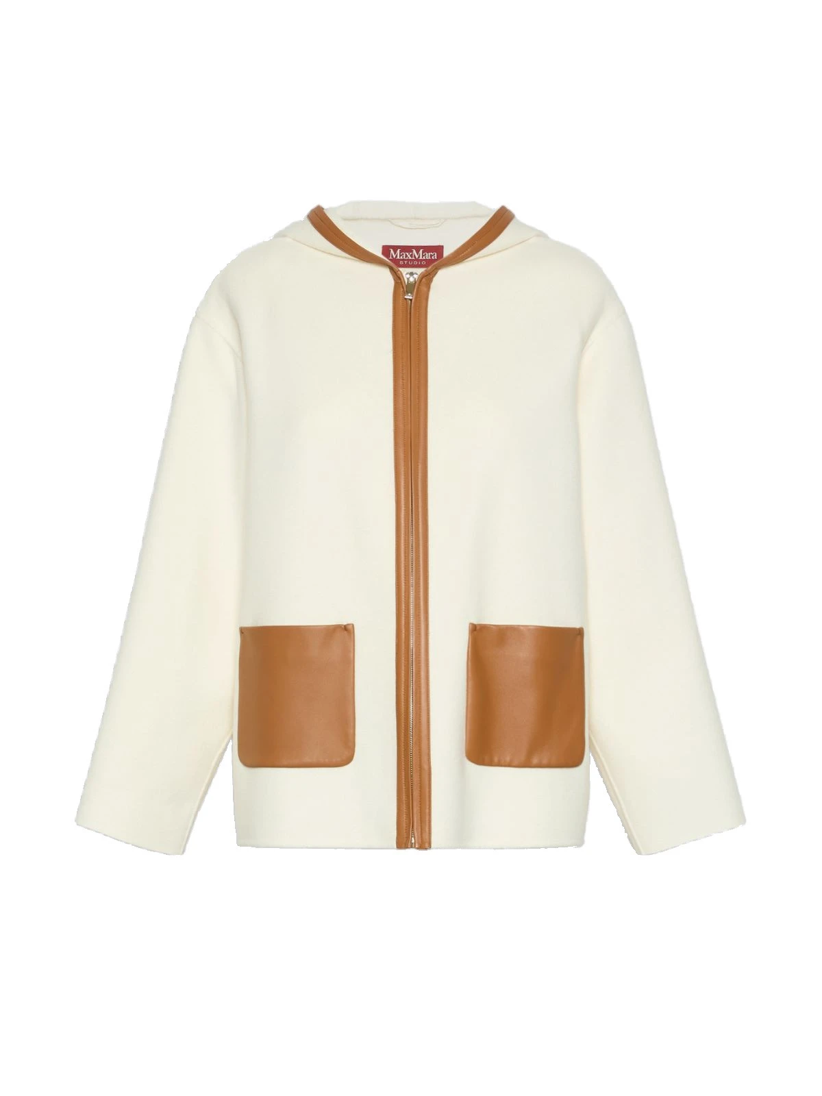 Max Mara Comica Wool, Silk and Cashmere Hooded Coat in White Max Mara Comica Wool, Silk and Cashmere Hooded Coat in White | Wool Coat | Luxury Shoes