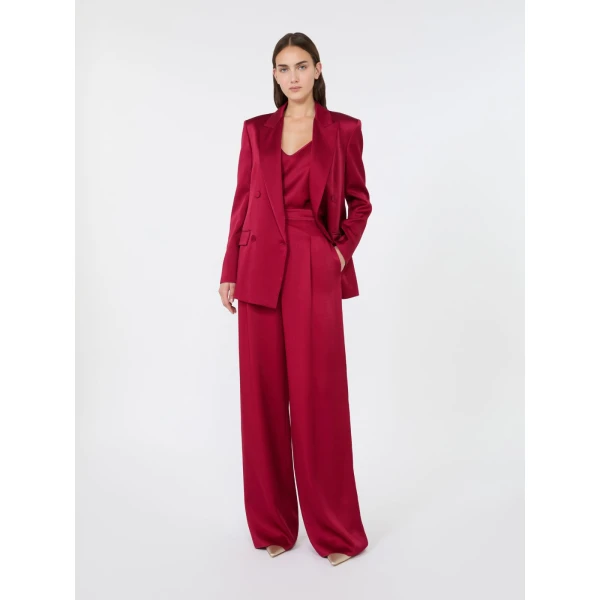 Max Mara Comma Envers Satin Camisole in Ruby | Camisoles | Luxury Shoes 