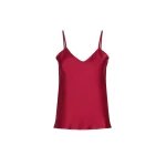 Max Mara Comma Envers Satin Camisole in Ruby | Camisoles | Luxury Shoes 