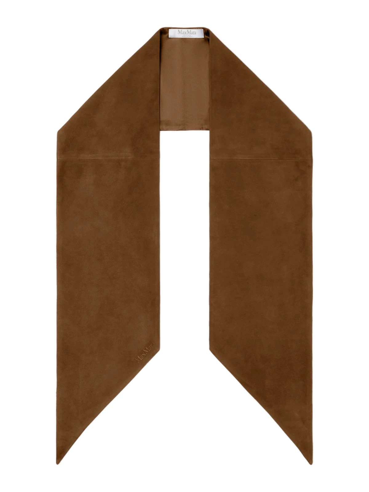 Max Mara Comune Suede Scarf in Brown Max Mara Comune Suede Scarf in Brown | Scarves | Luxury Shoes