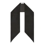 Max Mara Comune Suede Scarf in Medium Grey | Scarves | Luxury Shoes 