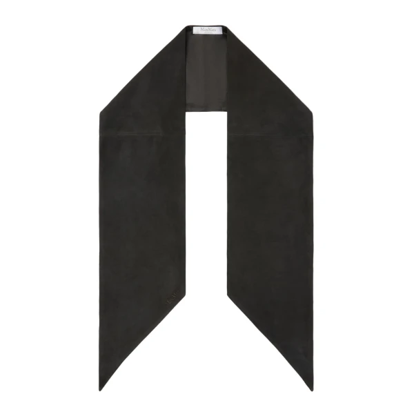 Comune Suede Scarf in Medium Grey