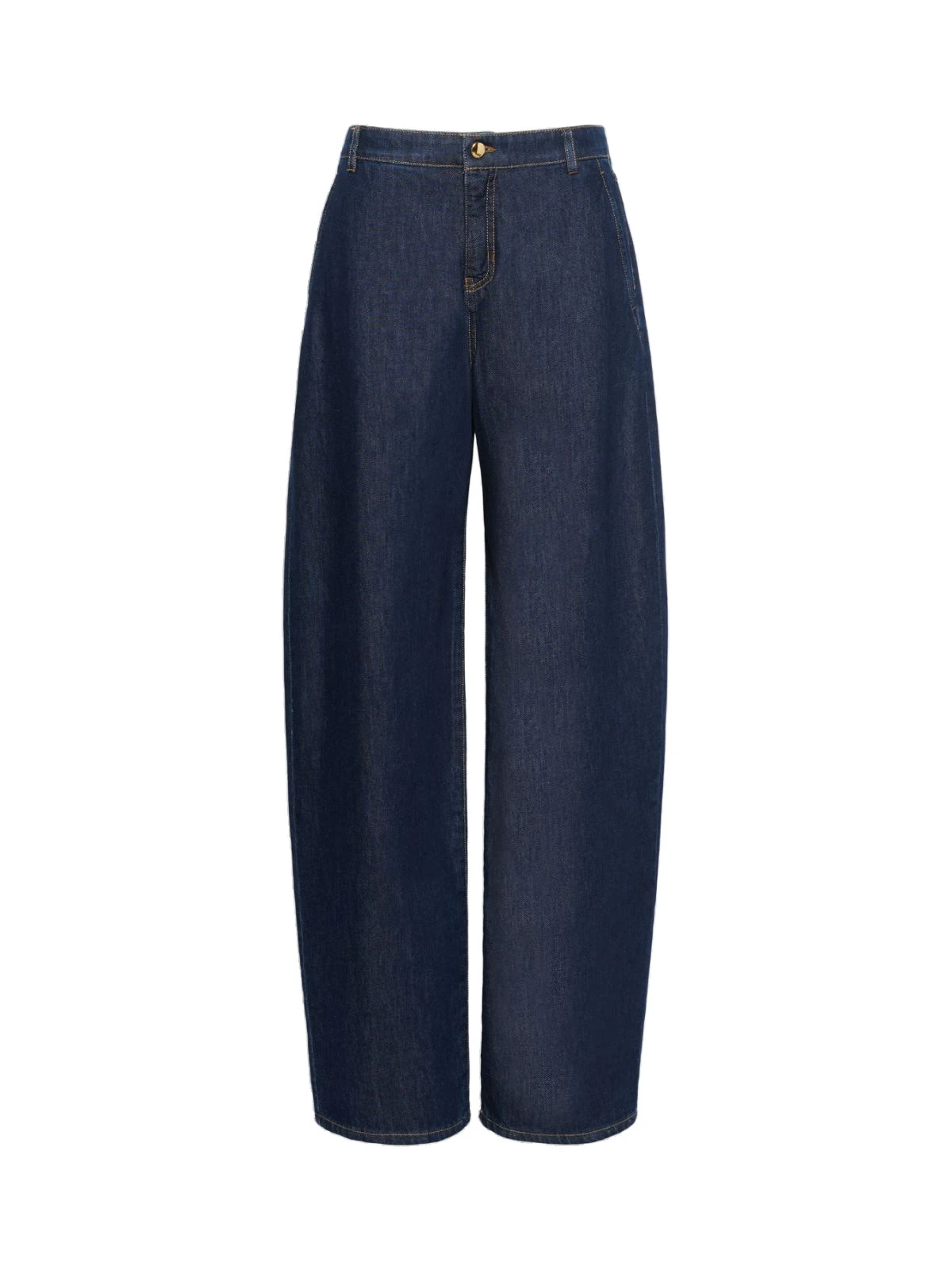 Max Mara Conico Barrel-Leg Denim Trousers in Navy Max Mara Conico Barrel-Leg Denim Trousers in Navy | Denim | Luxury Shoes