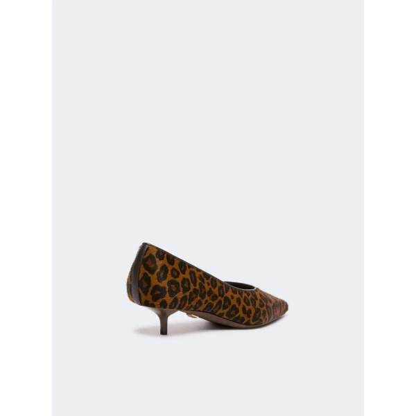 Max Mara Cono Haircalf Low Court Shoes in Camel | Heels | Luxury Shoes 