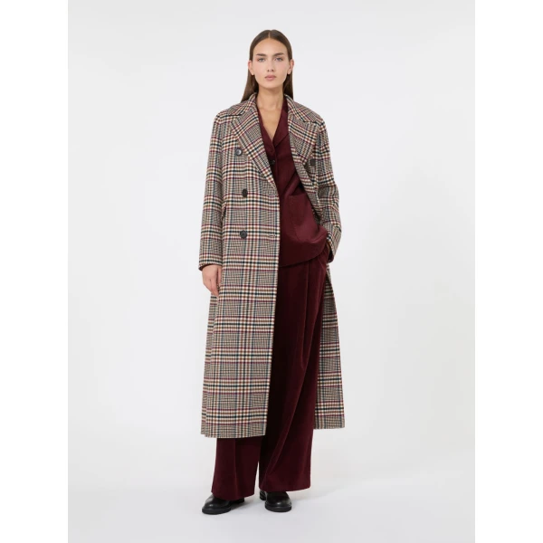 Max Mara Corona Corduroy Trousers in Bordeaux | Tailored pants | Luxury Shoes 