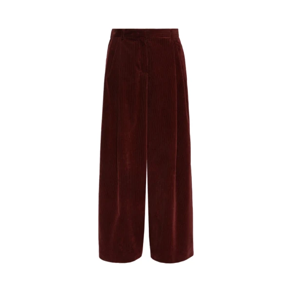 Corona Corduroy Trousers in Bordeaux