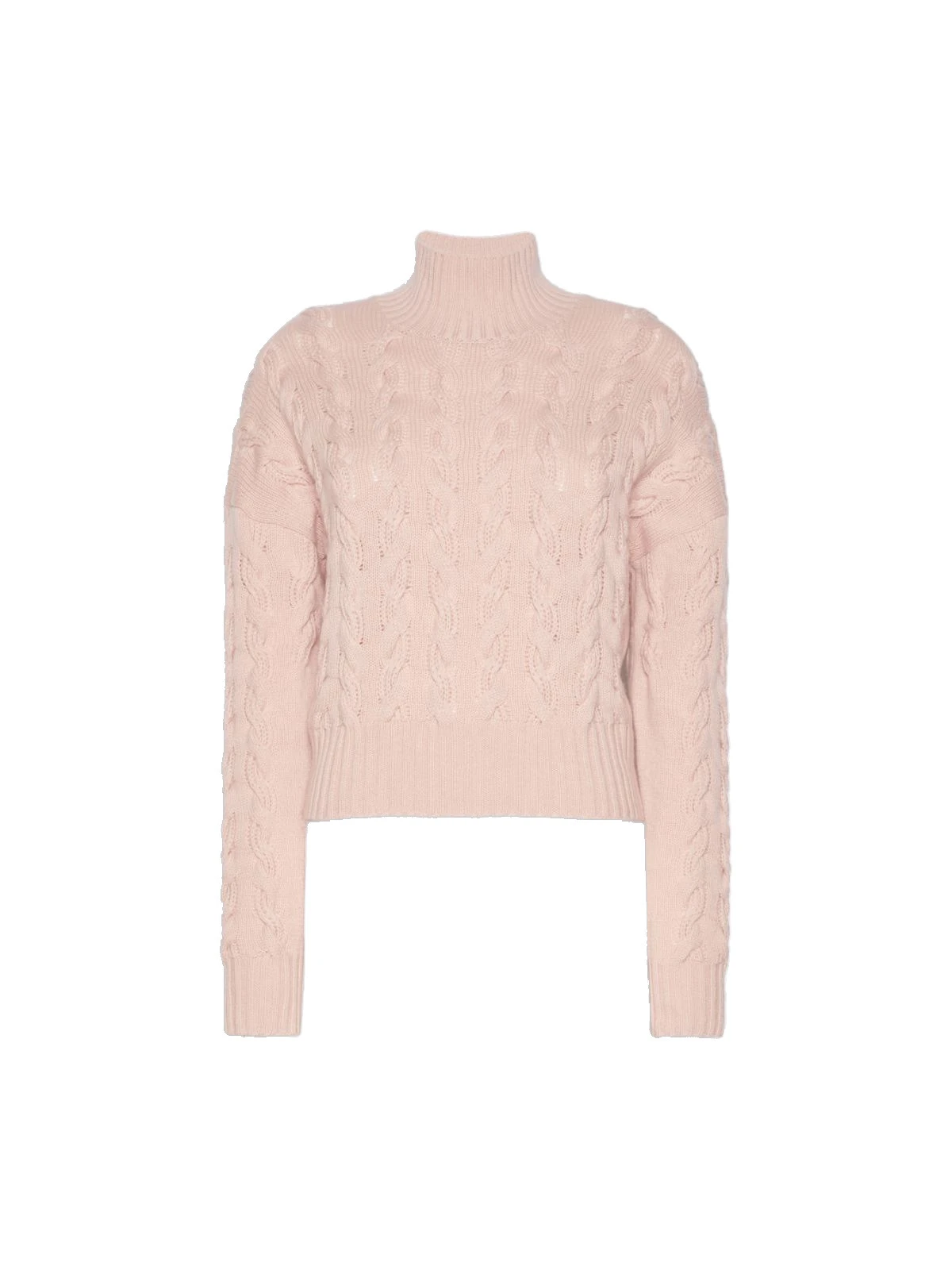 Max Mara Cosmo Wool and Cashmere Cable Sweater in Pink Max Mara Cosmo Wool and Cashmere Cable Sweater in Pink | Sweaters | Luxury Shoes
