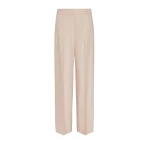Max Mara Cottage Wool Flannel Trousers in Albino White | Tailored pants | Luxury Shoes 