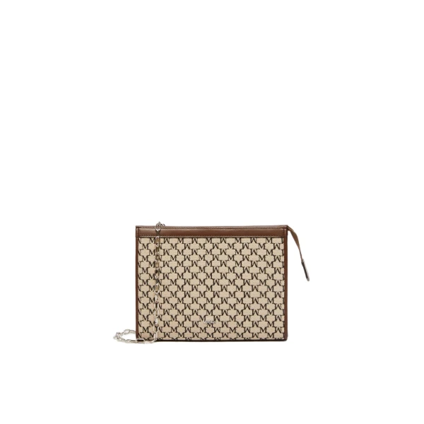 Max Mara Cotton Jacquard Small Pouch in Black | Wallets & Purses | Luxury Shoes 