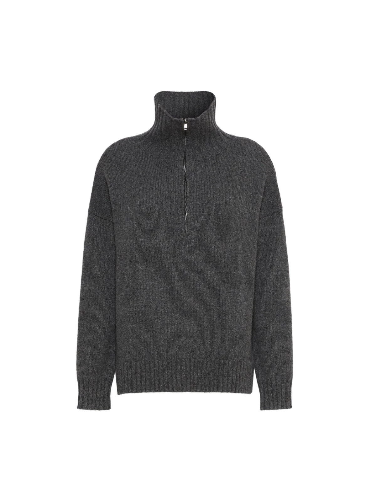 Max Mara Crasso Cashmere High-Neck Sweater in Dark Grey Max Mara Crasso Cashmere High-Neck Sweater in Dark Grey | Turtlenecks | Luxury Shoes