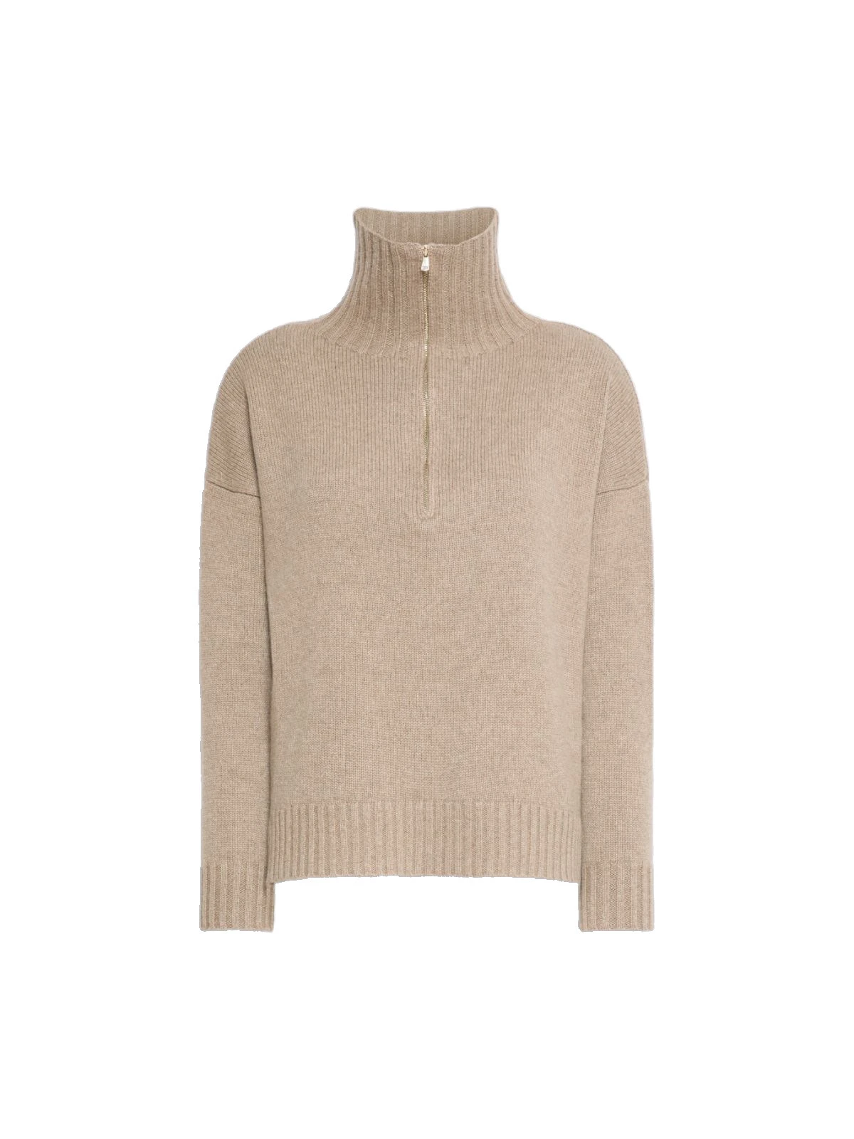 Max Mara Crasso Cashmere High-Neck Sweater in Sand Max Mara Crasso Cashmere High-Neck Sweater in Sand | Turtlenecks | Luxury Shoes