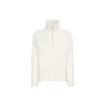 Max Mara Crasso Cashmere High-Neck Sweater in White | Turtlenecks | Luxury Shoes 
