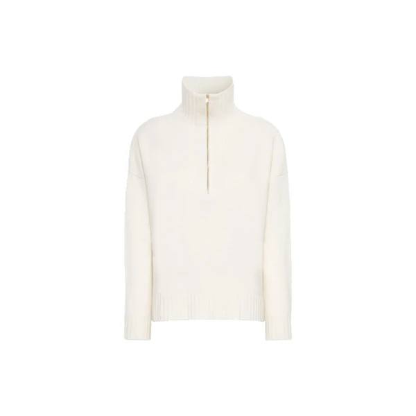 Crasso Cashmere High-Neck Sweater in White