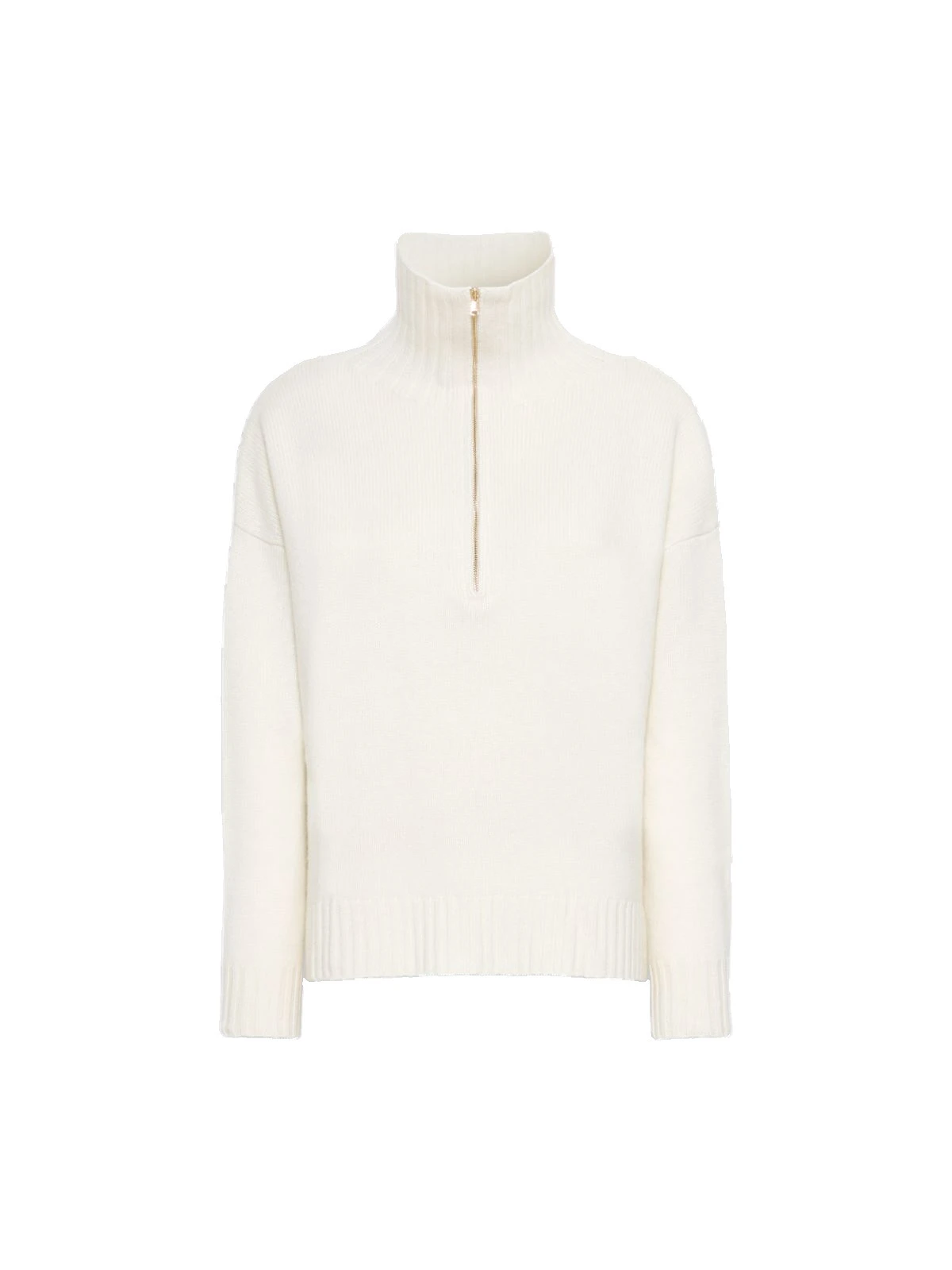 Max Mara Crasso Cashmere High-Neck Sweater in White Max Mara Crasso Cashmere High-Neck Sweater in White | Turtlenecks | Luxury Shoes